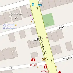 این نقشه، نشانی دکتر سعید رجبیان متخصص جراحی پلاستیک و زیبایی در شهر تهران است. در اینجا آماده پذیرایی، ویزیت، معاینه و ارایه خدمات به شما بیماران گرامی هستند.